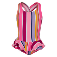 COLOR KIDS-Swimsuit w. skirt-cotton candy Růžová