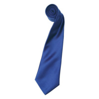 Premier Workwear Pánská saténová kravata PR750 Marine Blue -ca. Pantone 281