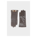 RUKAVICE GANT LEATHER GLOVES hnědá