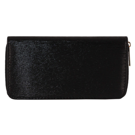 Shiny black dámská peněženka na zip 1161- černá David moda