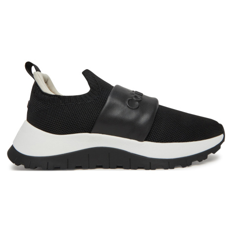 Sneakersy Calvin Klein Runner Slip On - He Nappa HW0HW02415 Černá