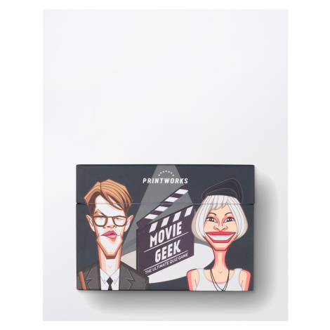 PrintWorks Trivia game, Movie geek Dark Grey Multi