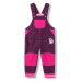 Dívčí laclové outdoorové kalhoty - KUGO G8557, fialovorůžová Barva: Fialovorůžová
