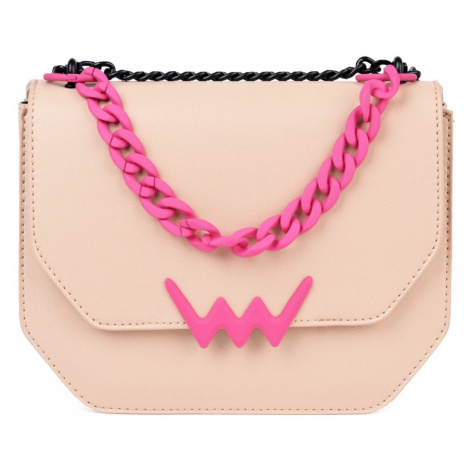 Dámská koženková crossbody Zowie, růžová VUCH