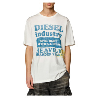 Tričko diesel t-just-n9 t-shirt off white