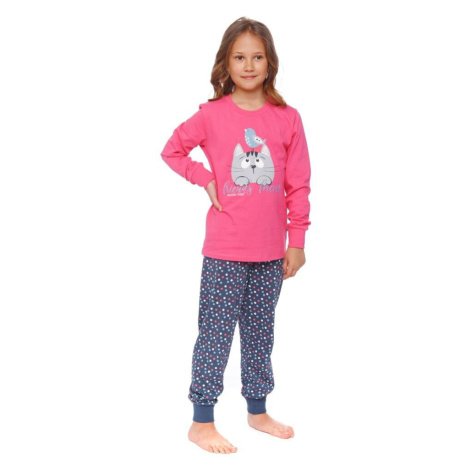 Dívčí pyžamo růžové model 17632783 - DN Nightwear dn-nightwear