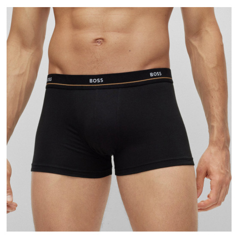 Five Pack Of Trunk With Logo Stretch-Cotton Hugo Boss