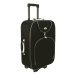 Rogal Černý textilní kufr na kolečkách "Movement" - M (35l), L (65l), XL (100l)