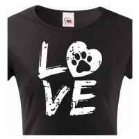 Dámské triko pro pejskařky - Dog Love
