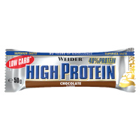 WEIDER Low Carb High proteinová tyčinka čokoládová 50 g