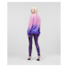 Mikina karl lagerfeld athleisure gradient sweatshirt fialová