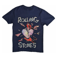 Rolling Stones tričko, Hackney Diamonds Heart Navy Blue, pánské