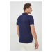 Bavlněné polo tričko Ralph Lauren tmavomodrá barva, s aplikací, 710853312