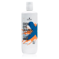 Schwarzkopf Professional Goodbye  Orange tónovací šampon neutralizující mosazné podtóny 1000 ml