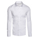 Pánská jednobarevná bílá košile Dstreet DX2540