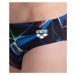 Pánské plavky arena men swim brief allover black/multi s - uk32