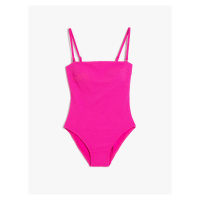 Koton Basic Swimwear with Thin, Detachable Straps