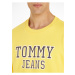 Žlutá pánská mikina s potiskem Tommy Jeans Entry Graphi