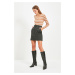 Trendyol Anthracite Belt Detailed Knitted Skirt