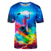 Hořkosladké Paris Unisex barevné tričko Nebula Tsh BSP441