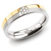 Boccia Titanium Úžasný prsten z titanu s diamanty 0129-06 53 mm
