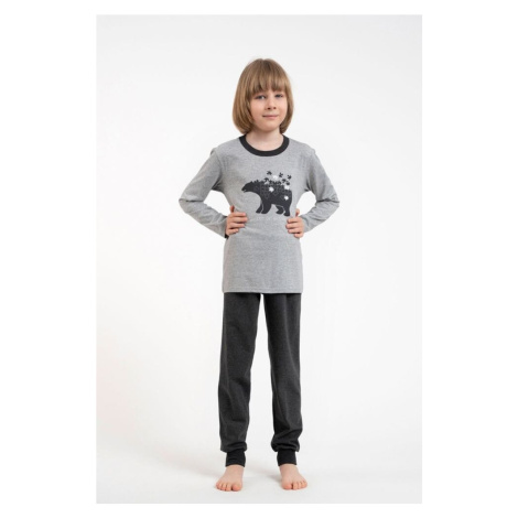 Chlapecké pyžamo Moret šedé s medvědem Italian Fashion