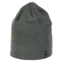 Finmark WINTER HAT Pánská zimní pletená čepice, tmavě šedá, velikost