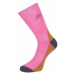 Alpine Pro Ilser Unisex ponožky merino USCP060 carmine rose