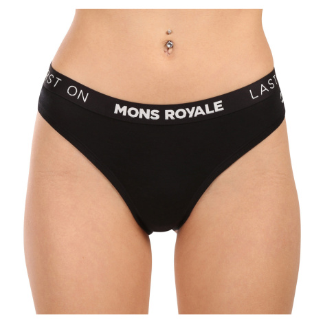 Dámské kalhotky Mons Royale merino černé (100786-1169-001)