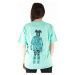 Billie Eilish tričko, Neon Logo Billie BP Blue, pánské
