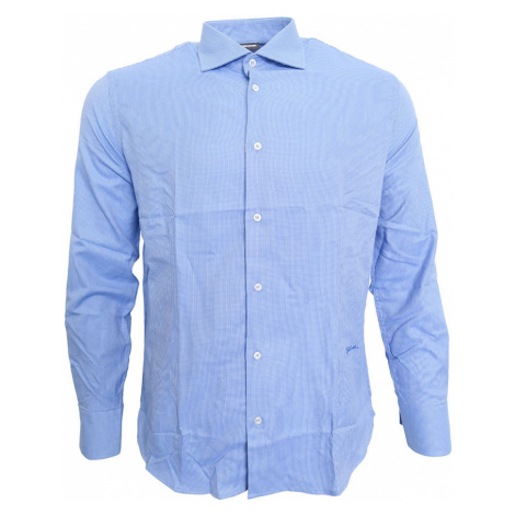 Vzorovaná modrá košile Just Cavalli