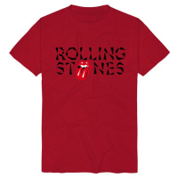 The Rolling Stones Hackney Diamonds Shard Logo Tričko červená