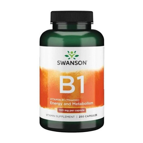 Swanson Vitamin B1 Thiamin 100 mg 250 kapslí
