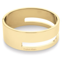 Calvin Klein Pevný pozlacený náramek Geometric Essentials 35000673