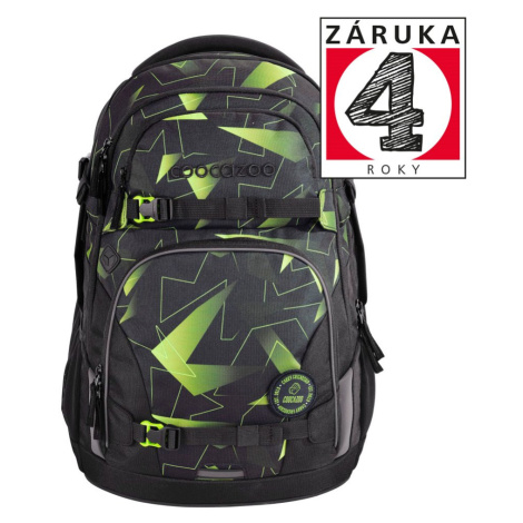 Školní batoh coocazoo PORTER, Lime Flash, certifikát AGR