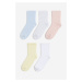 H & M - Ponožky 5 párů - žlutá