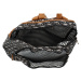 Trendový dámský koženkový batoh Ripo, černá