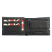 Pánská kožená peněženka Harvey Miller Polo Club 5313 292E černá