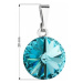 Přívěsek bižuterie se Swarovski krystaly modrý kulatý 54001.3 light turquoise