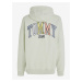 Mentolová pánská mikina Tommy Jeans OVZ College Hoodie