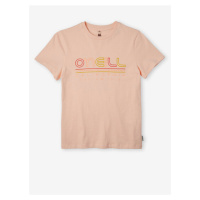 ONeill Světle růžové holčičí tričko O'Neill All Year - Holky
