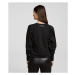 Mikina karl lagerfeld volume sleeves sweatshirt černá