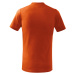 Malfini Basic Dětské triko 138 oranžová