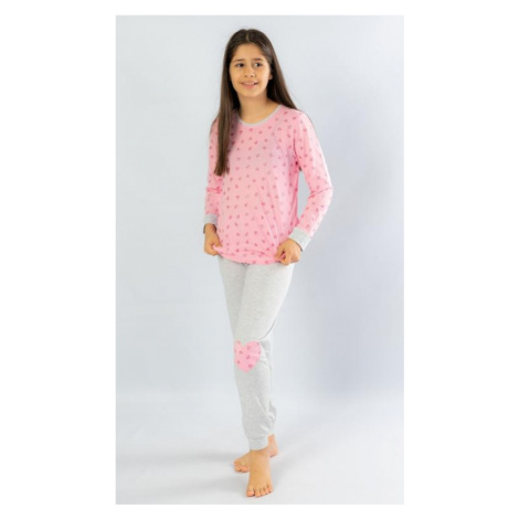 Dětské pyžamo Vienetta Secret Srdíčko | světle růžová
