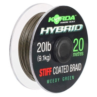 Korda Ztužená šňůrka Hybrid Stiff weed green 20lb 20m