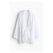 H & M - Plážové šaty's vázačkou - bílá