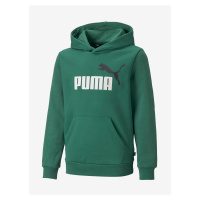 Zelená klučičí mikina s kapucí Puma ESS+ 2 Col