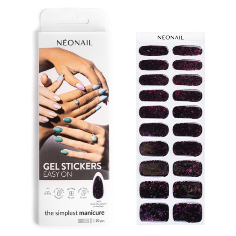 NEONAIL Easy On Gel Stickers nálepky na nehty odstín M03 20 ks