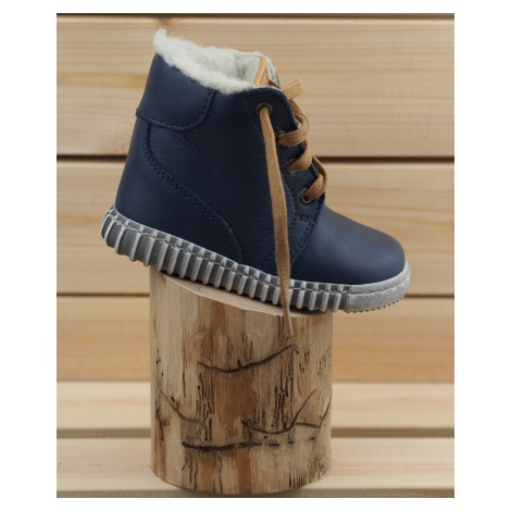 Pegres 1705 Bosé Dětské zimní boty modré