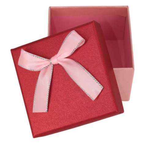 Dárková krabičkavíkem 8x8x cm růžová